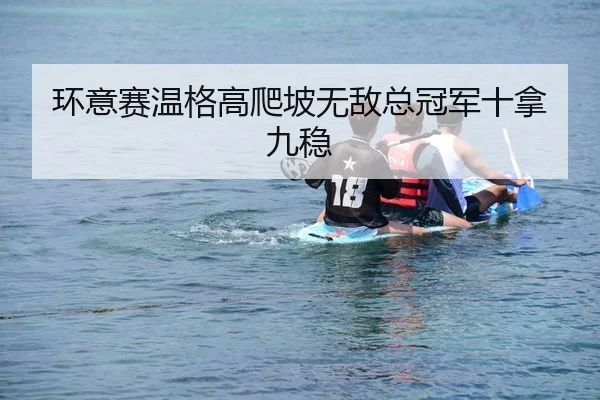 环意赛温格高爬坡无敌总冠军十拿九稳